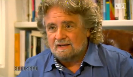 Beppe Grillo sull'Italia di oggi (intervento ad Annozero ...